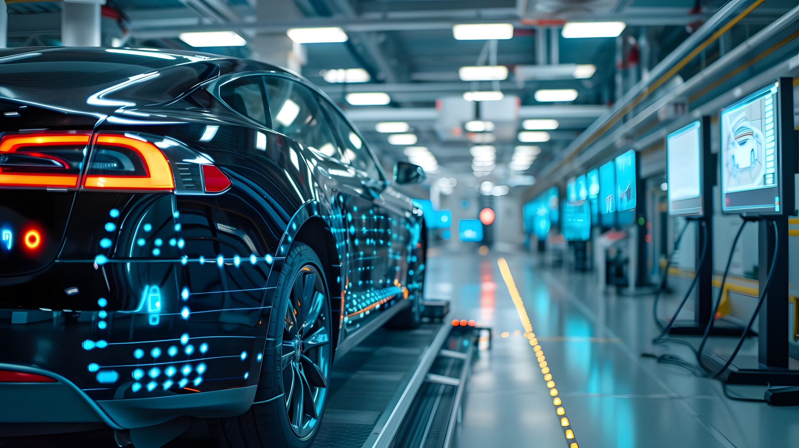 Véhicule connecté dans un laboratoire